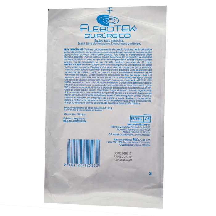 FLEBOTEK MICROGOTERO EQ. VENOCLISIS